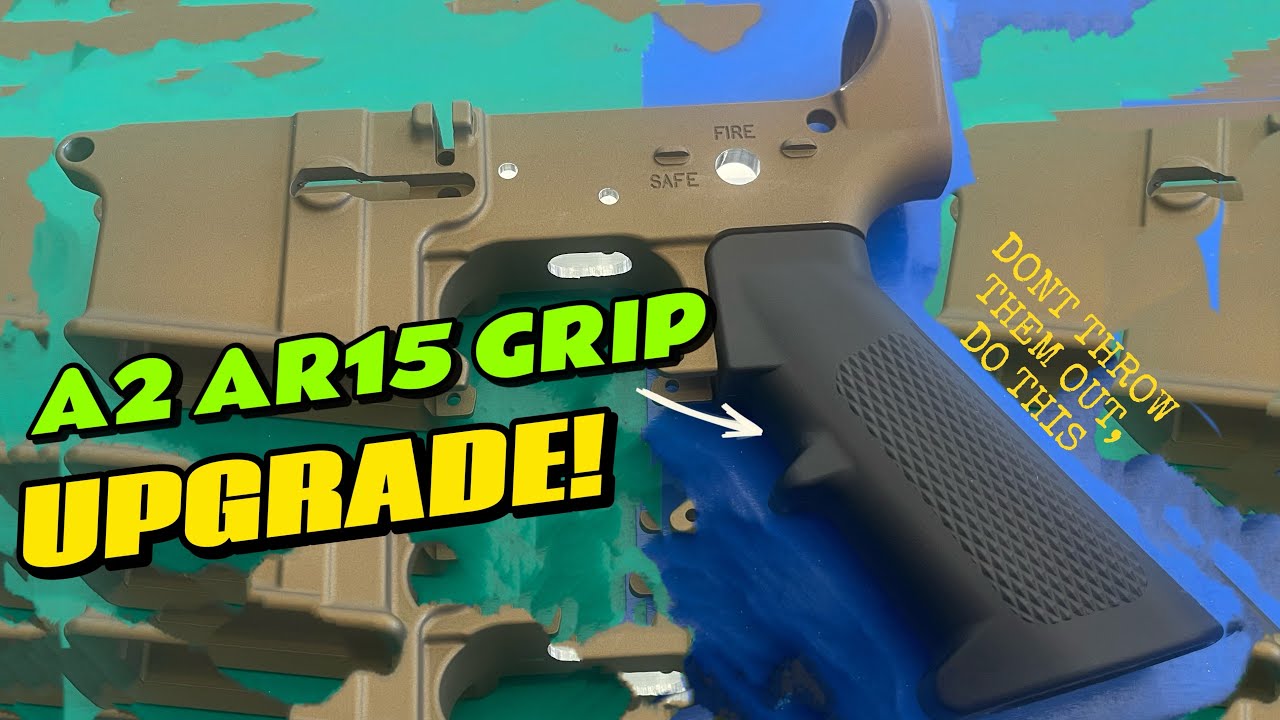 AR A2 Grip | STIPPLING UPGRADE 🔥