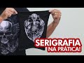 ESTAMPANDO CAMISETAS COM SERIGRAFIA