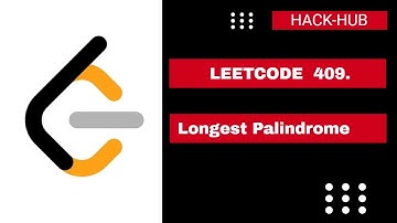 409  Longest Palindrome || LEETCODE🤔