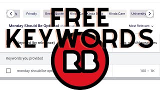 Find INSANE Redbubble Keywords For Free *NEW METHOD*