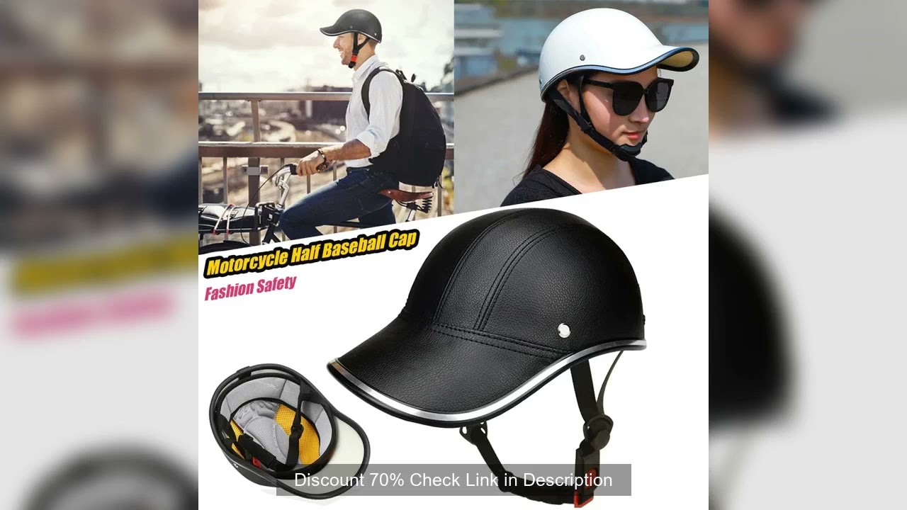 Universal Bicycle Baseball Cap Helmets Summer Safety Windproof Outdoor Neutral Simple Design Cycling