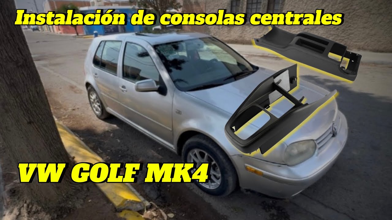 VW GOLF MK4 - Como reemplazar los plásticos de la consola central