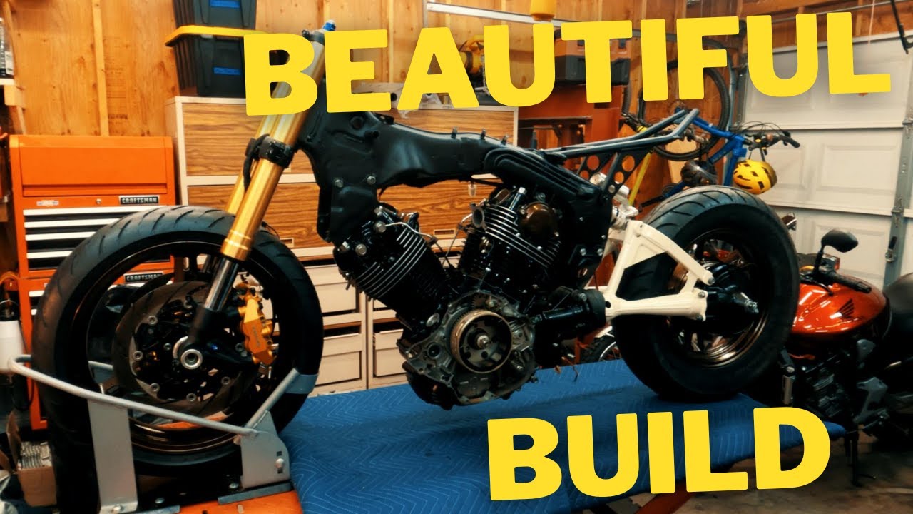 We're Building a Custom Yamaha Virago: Final assembly pt.2