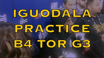 ANDRE IGUODALA interview from Warriors (1-1) practice, day b4 Game 3 NBA Finals vs Raptors