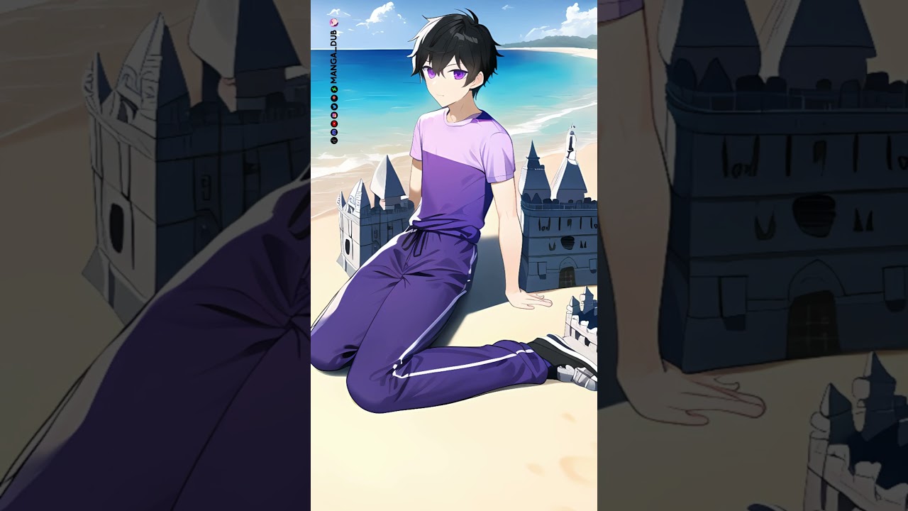 [TG TF] Playing with sand #aiart #boytogirl #m2f #genderbending #mtf #tgtf #transformation