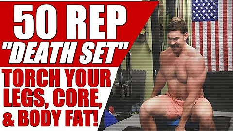 50 Rep Single Kettlebell Legs & Core Routine [Strength Meets Cardio!] | Chandler Marchman