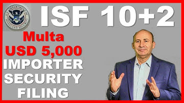 ⭐️ISF 10+2⭐️ IMPORTER SECURITY FILING✅