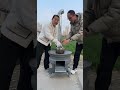 Portable Wood Stove with Big Iron Pot – Factory Direct, Built for Rural Living #shortvideo #viral