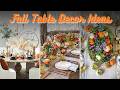 COZY! 101 Autumn Table Decoration Ideas | DIY Fall Tablescape 2025 | Centerpiece, Dining Room