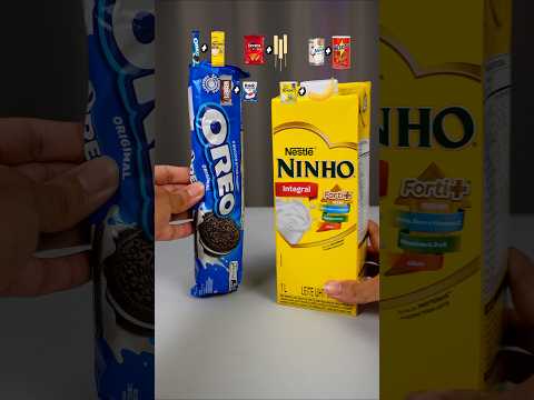 Testei receitas de 2 ingredientes que o ChatGPT inventou!#oreo #doritos #nescau #receita  #asmr