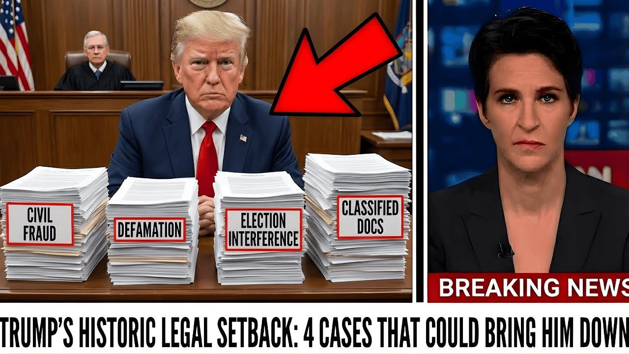 Trump’s Historic Legal Setback: 4 Cases That Could Bring Him Down