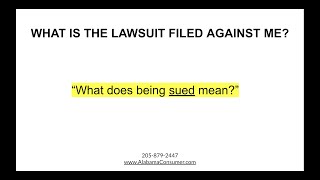 Part 3 of FAQ Being sued by a debt buyer in Alabama  -- What does being SUED even mean? by Alabama Consumer Protection Lawyers 255 views 10 months ago 2 minutes, 22 seconds