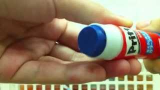 [開封動畫] Pritt スティックのり 唇膏漿糊