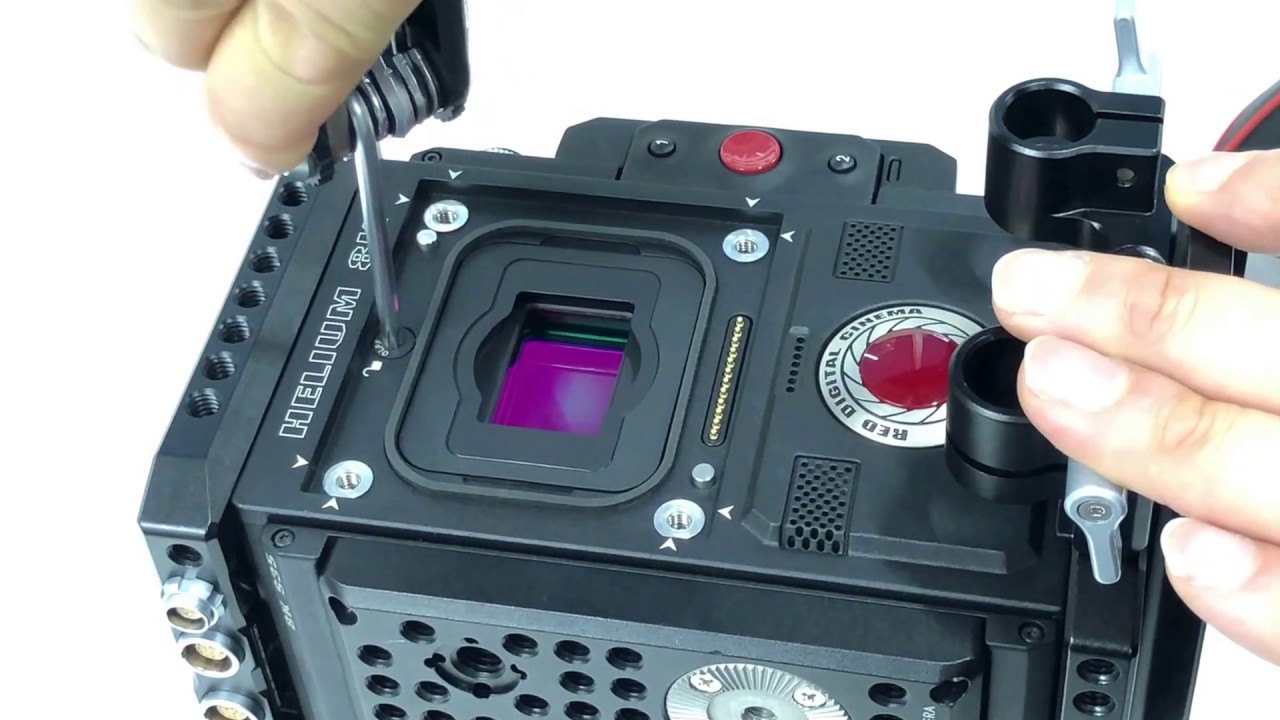 HOW TO TAKE OFF RED WEAPON HELIUM 8K OLPF