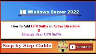 How to Add UPN Suffix in Active Directory | Step-by-Step