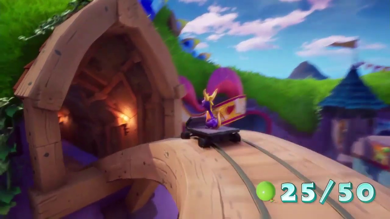 Spyro Ripto's Rage : Reignited Trilogy - Dragon Shores Rollercoaster Balloon