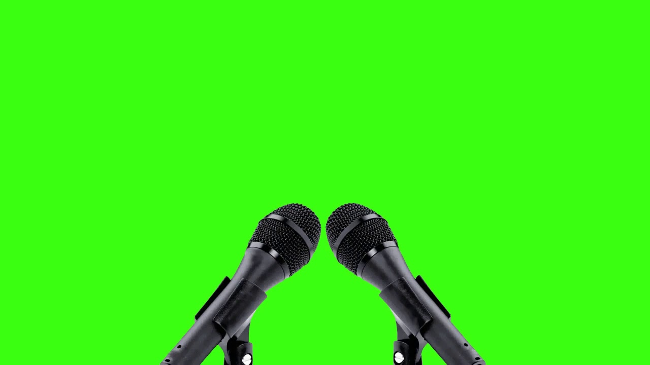 green screen music studio microphone green screen video singi720P