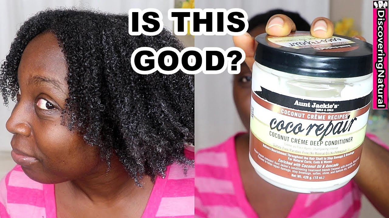 Aunt Jackie's Coconut Crème Recipes Coco Repair Product Review Ingredients and Demo