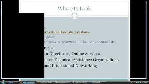 Fundamentals of Grant Writing