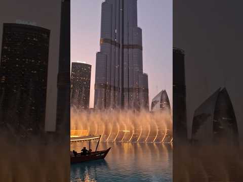 Fontes de Dubai | Dubai Fountain – Burj Khalifa #visitdubai #dubaifountainshow