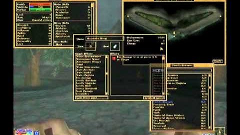 Experiment in TES3 Morrowind  part 5 (enchanting tutorial, part 2/2)