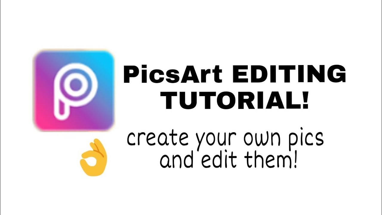 PicsArt tutorial, create your own pics and edit them! #1