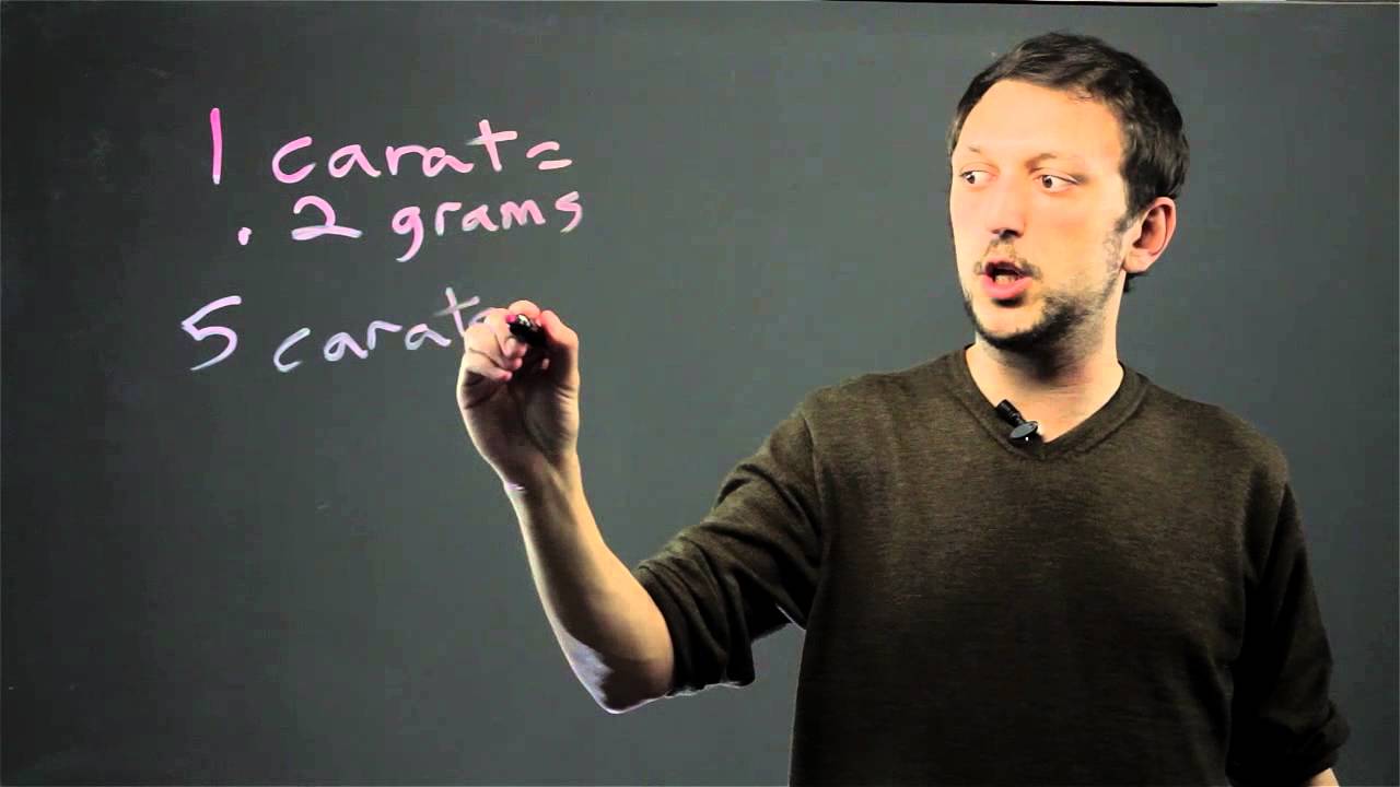 The Carat Weight Of Diamonds In Grams : Tools For Math Success