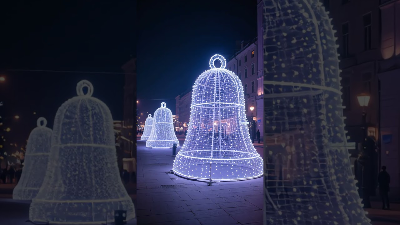 HOYECHI Arch Across walk Through ball Motif Lights For Outdoor Christmas decorations 