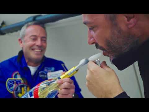 TEASER : Mumm Grand Cordon Stellar: Champagne tasting in Zero Gravity