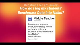 Famous Entering Benchmark Data into Naiku Wealth