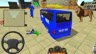 Uphill Police Bus Driving Simulator – Police Soldier Duty Transporter Bus - Android Games #4 screenshot 3