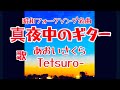 昭和フォークソング名曲❗️⭐️【真夜中のギター♪】二重唱〈歌〉あおいさくら・Tetsuro-〈作詞〉吉岡治〈作曲〉河村利夫「街のどこかに淋しがり屋が」JAPANESEPOPULARSONG童謡美学&reg;︎