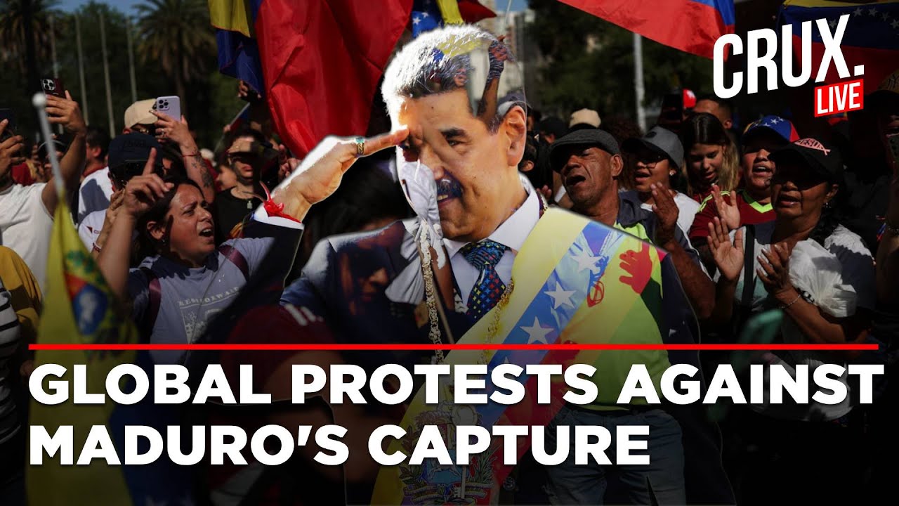 Venezuela Crisis LIVE |  Massive Protest In Support Of Maduro After US Airstrikes In Caracas | Trump