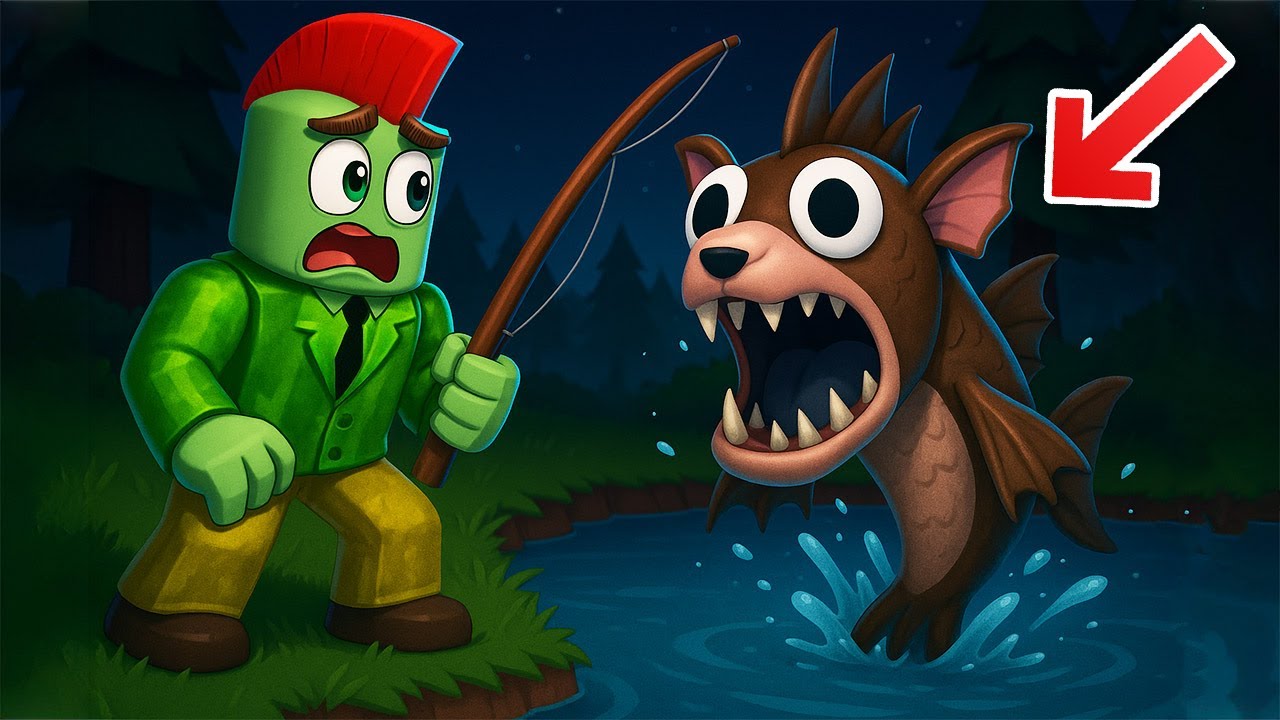 Job Gaat Vissen In 99 Nachten In Het Bos... In Roblox!