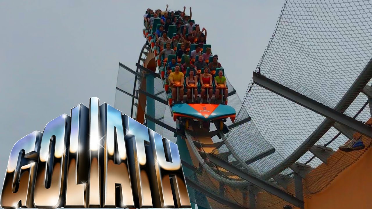 Goliath (4K OFF Ride POV) Six Flags Over Atlanta, GA YouTube