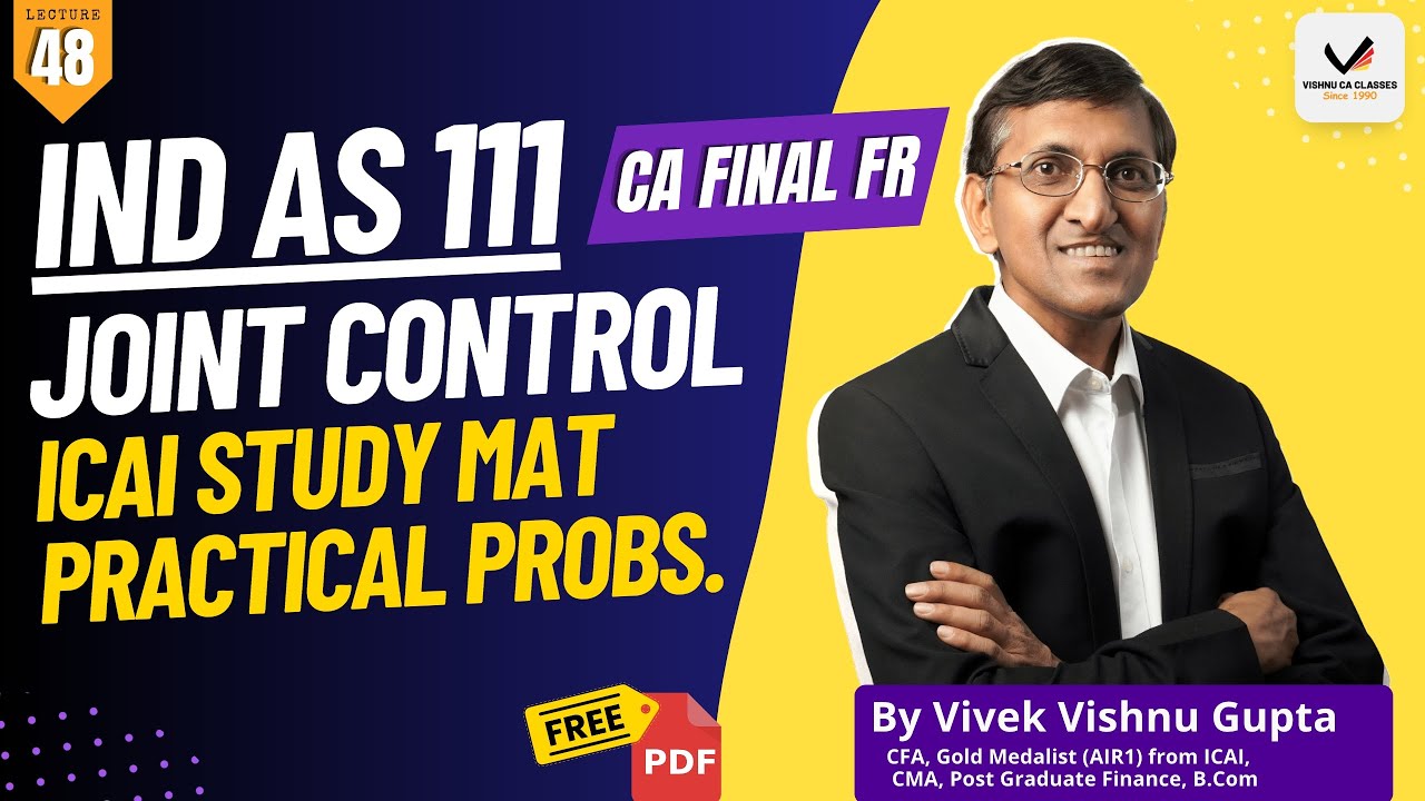 Practical Problems For Joint Control Ind As 111 From ICAI Study Practical problems for joint control ind as 111 from icai study