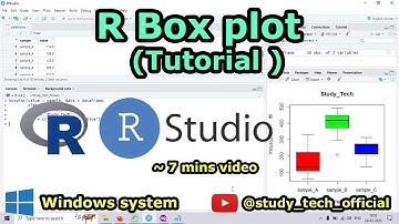 Box plot by R | Beginner Tutorial #bioinformatics #R #data #datascience