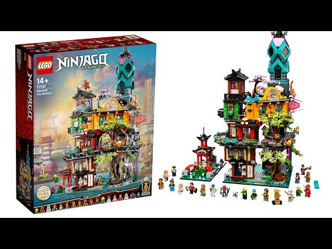 LEGO Ninjago City Gardens Set Builds Itself!