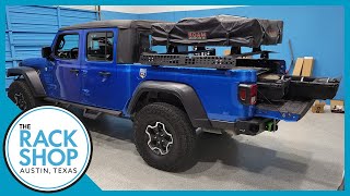 2020-2025 Jeep Gladiator Short Bed DECKED In-Bed Drawer System | The Rack Shop - Austin, TX