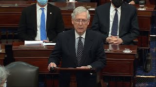'US Senate will not be intimidated by thugs': McConnell vows Congress will carry on