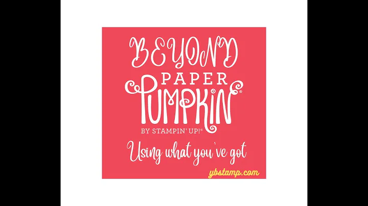 Beyond the Pumpkin - Using what you've got!