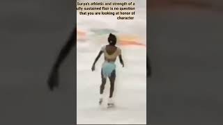 Surya Bonaly's 3rd  Olympic and telling isu stfu! the historic illegal bonaly back flip on one foot