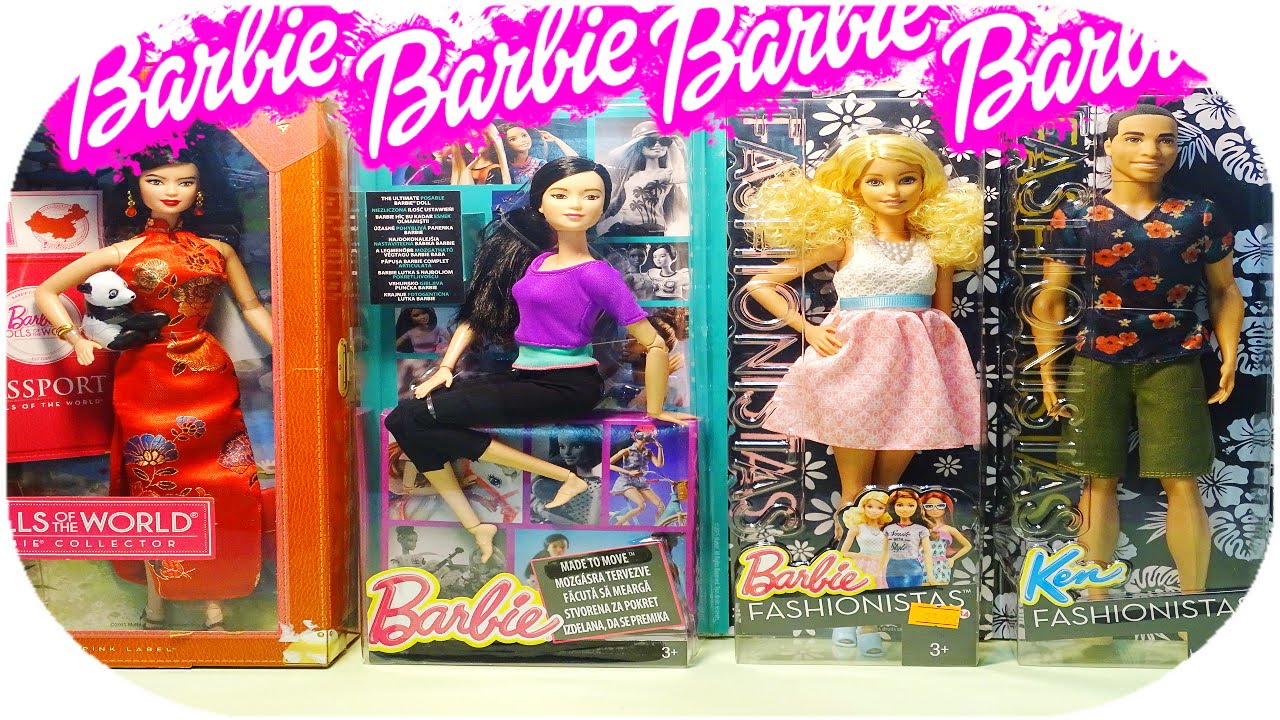Barbie sonsuz hareket ve fasionistas Barbie collector