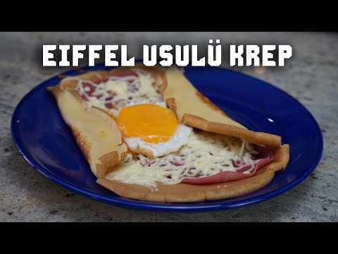 Eiffel Usulü Tuzlu Krep (La Crêpe Parisienne)