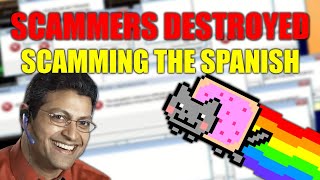 SCAMMING The Spanish [SCAMMER&#39;S PC DESTROYED]