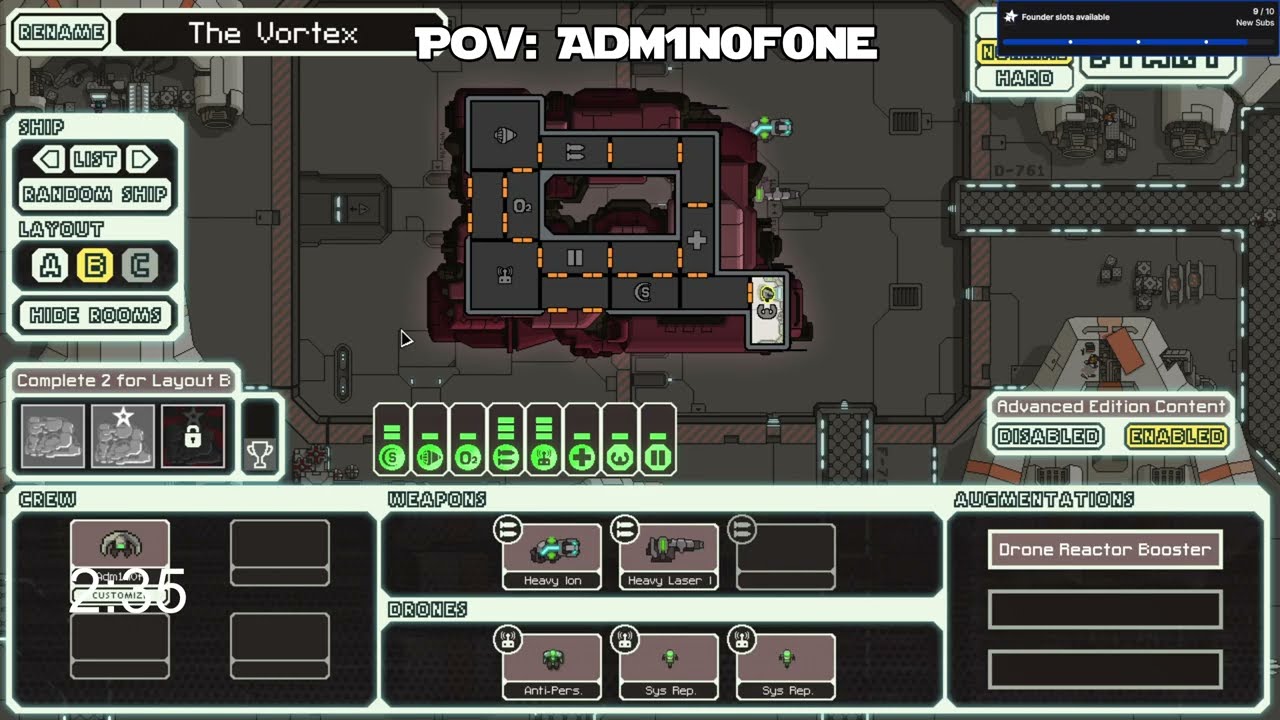 Chat Crews the Adm1n Ship | FTL (Pt 1)