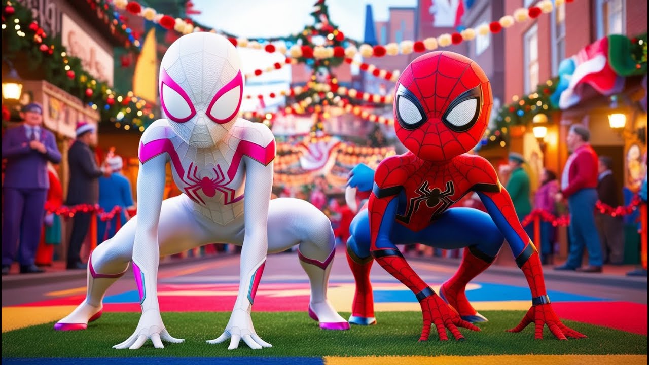 Spider-Man's Christmas Surprise with Spider-Gwen! 🎄😍 | Marvel's Spidey and His Amazing Friends