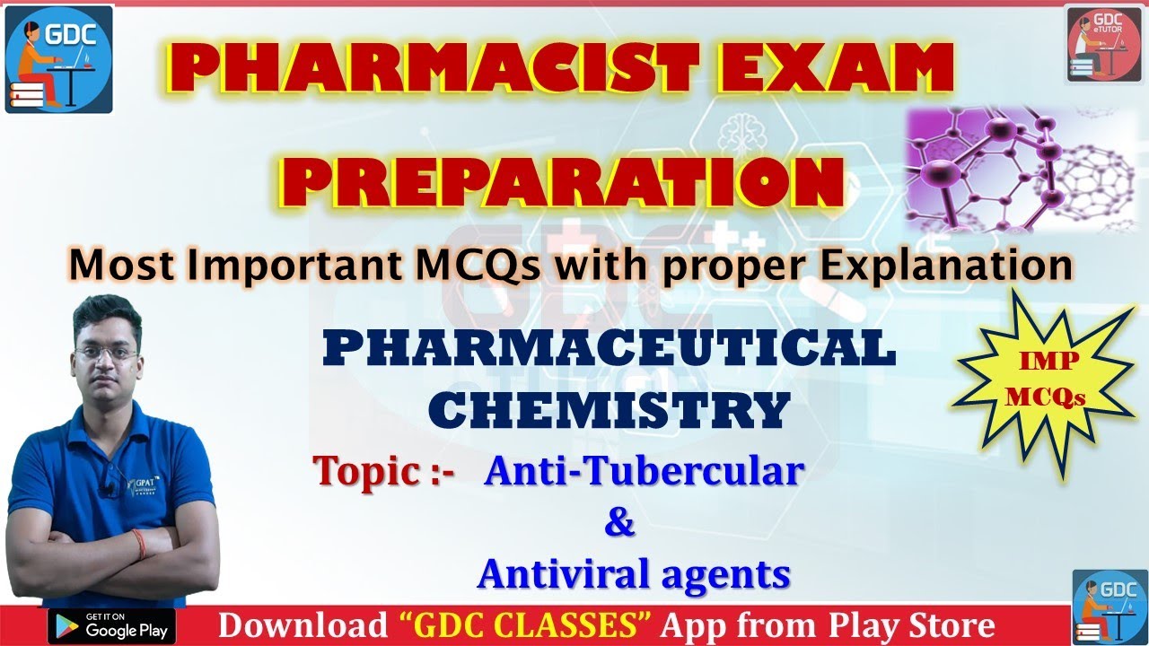 Anti tubercular & Antiviral drugs | Pharmaceutical Chemistry | MCQ With Explanation
