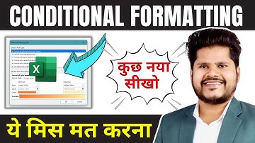 Excel - 4 Smart 👌Advanced Custom Conditional Formatting Tips [ New Rules ] To Make You 😎Smart
