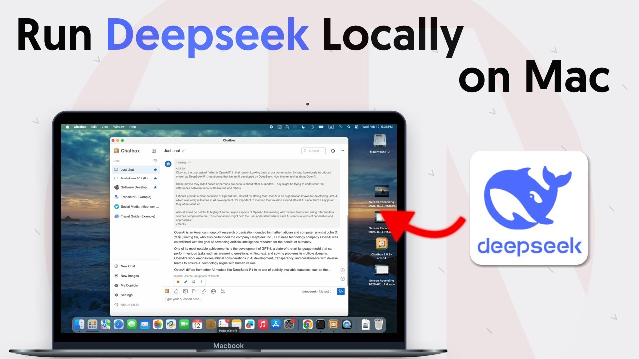 How to Install DeepSeek on Mac locally for FREE! Intel | Apple Silicon